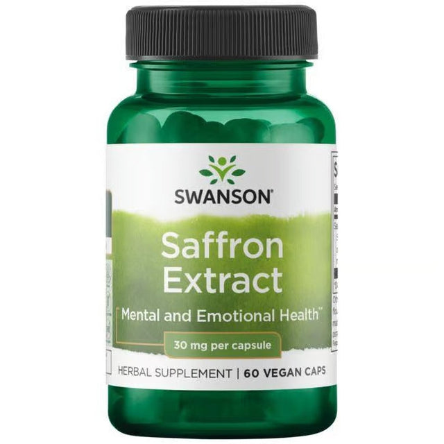 Екстракт от шафран - 60 веге капсули  Swanson - Nutra Best Bulgaria