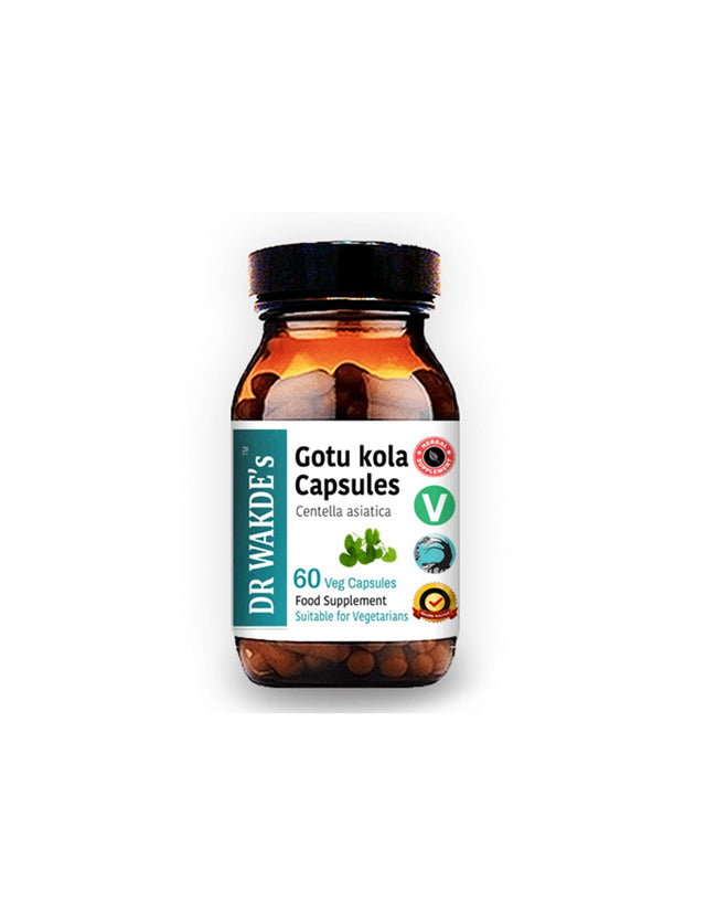 Кръвообращение, студени крайници - Готу Кола, 60 V капсули  DR WAKDE’s - Nutra Best Bulgaria