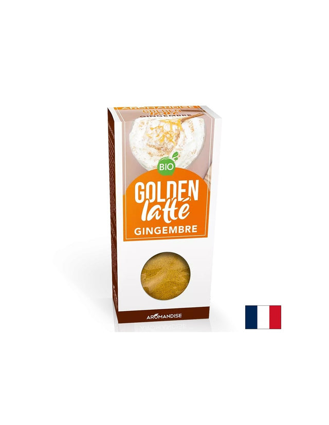 Златно лате с куркума и джинджифил, разтворима напитка, 60 g  Aromandise - Nutra Best Bulgaria