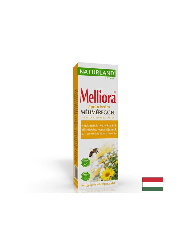 Масажен крем с пчелна отрова, арника и камфор – За стави и мускули, 60 g  Naturland - Nutra Best Bulgaria