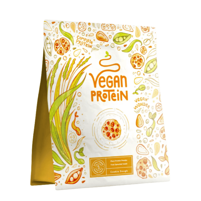 Веган Протеин (Бисквита) + Бромелаин - 600 г  Alpha Foods - Nutra Best Bulgaria