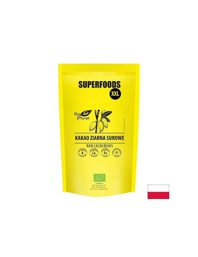 Какаови зърна (сурови), БИО, 600 g  Bio Planet - Nutra Best Bulgaria
