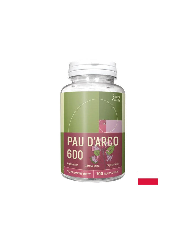 Имунитет - Пау Д‘Арко (Мравчено дърво), 600 mg х 100 капсули  Nanga - Nutra Best Bulgaria