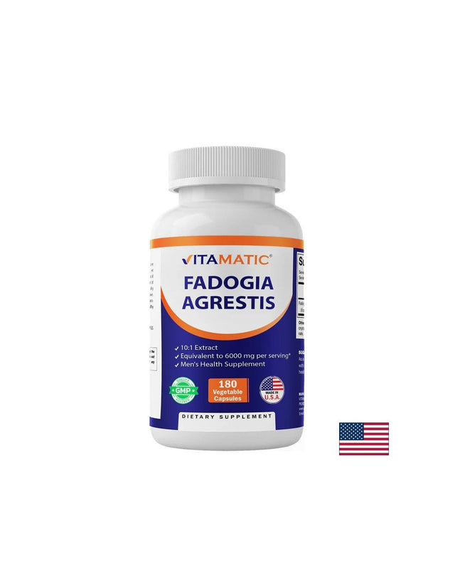 Фадогия агрестис – 600 mg, 180 капсули  VITAMATIC - Nutra Best Bulgaria