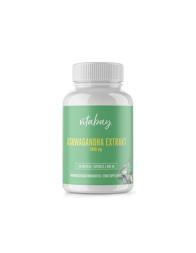 Стрес и добро настроение - Ашваганда, 600 mg х 270 капсули  Vegavero - Nutra Best Bulgaria