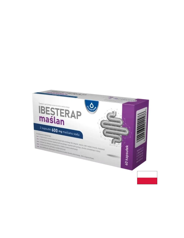 Натриев бутират – Храносмилане, 600 mg, 60 капсули  Oleofarm - Nutra Best Bulgaria
