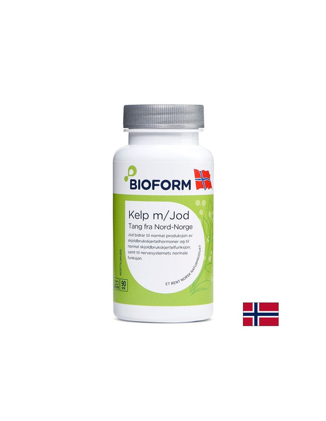 Щитовидна жлеза - Келп (кафяви водорасли), 600 mg х 90 капсули  Bioform - Nutra Best Bulgaria