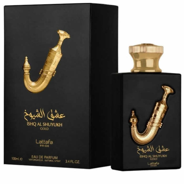 LATTAFA PRIDE ISHQ AL SHUYUKH GOLD EAU DE PARFUM SPRAY 100ML - Nutra Best Bulgaria