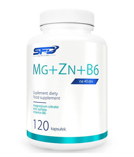 Mg + Zn + B6 / 120 Caps  SFD - Nutra Best Bulgaria