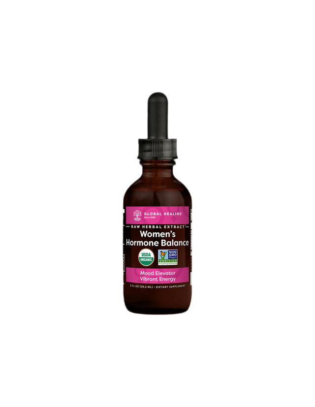 Women’s Hormone Balance Raw Herbal Extract / Билкова смес за женския хормонален баланс, 59.2 ml Global Healing - Nutra Best Bulgaria