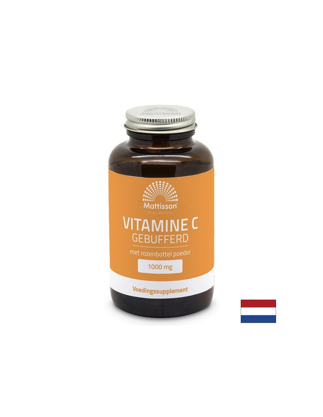 Имунитет - Витамин С (буферириран), 656 mg х 90 капсули  Mattisson Healthstyle - Nutra Best Bulgaria