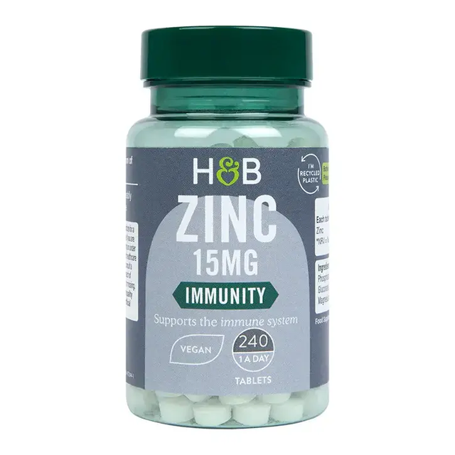 Zinc Gluconate 15 mg / High Strength - 240 Таблетки - Nutra Best Bulgaria