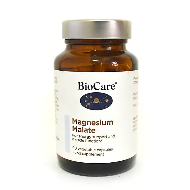 Магнезий малат / BioCare Magnesium Malate 90 Vcaps - Nutra Best Bulgaria