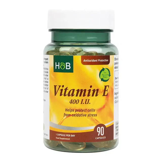 Витамин Е (Vitamin E) 400 I.U. 90 капсули HOLLAND & BARRETT - Nutra Best Bulgaria