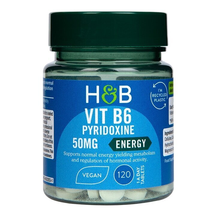 Vitamin B6 / Pyridoxine 50 mg - 120 Таблетки - Nutra Best
