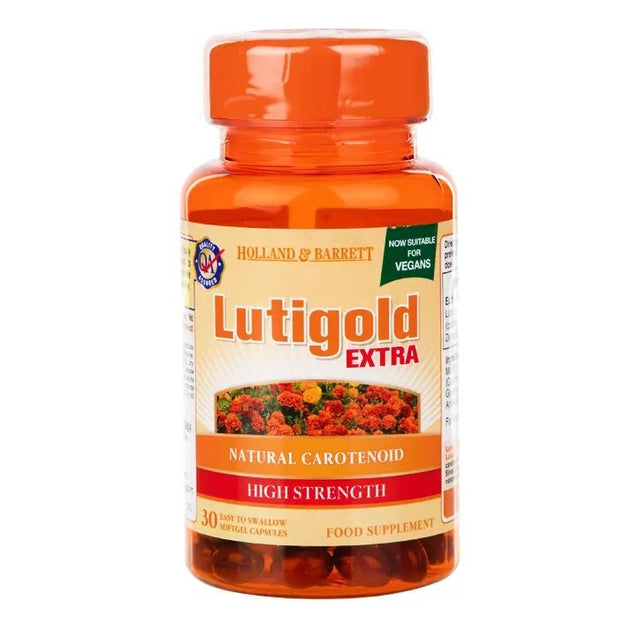 Лутеин екстра (Lutein Extra) (Lutigold) 20мг 30 капсули HOLLAND & BARRETT - Nutra Best Bulgaria