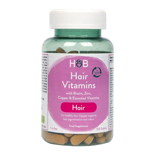 Витамини за коса с колаген (Hair Vitamins) 120 таблетки HOLLAND & BARRETT - Nutra Best Bulgaria