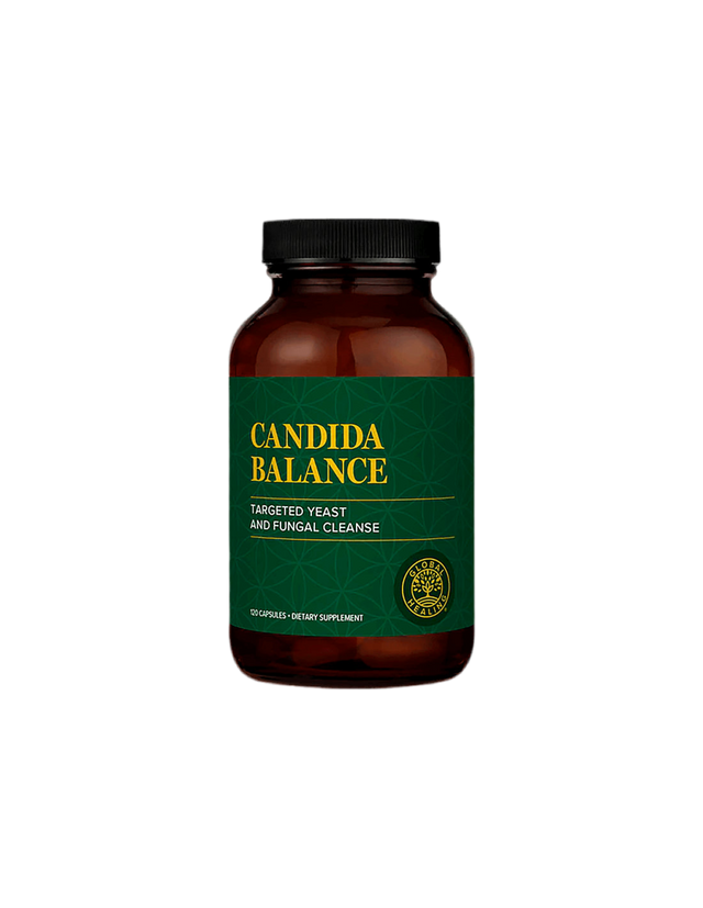 Mycozil® Candida and Flora Balance Support / Натурален комплекс срещу инфекции с Кандида, 120 капсули Global Healing - Nutra Best Bulgaria