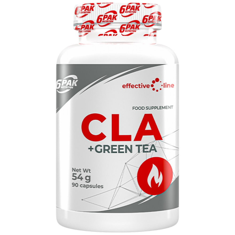 CLA + Green Tea - 90 капсули  6PAK Nutrition - Nutra Best Bulgaria
