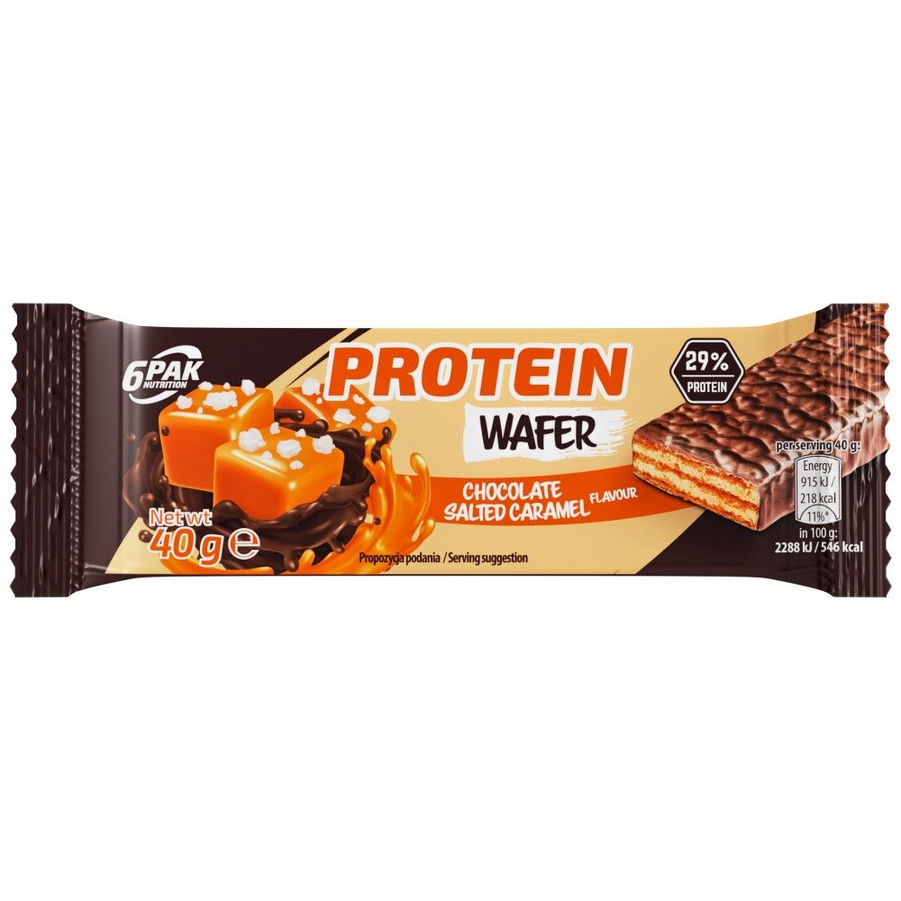 Protein Wafer - 40 грама  6PAK Nutrition - Nutra Best Bulgaria