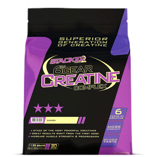 6th Gear Creatine Complex | Superior Generation of Creatine - 1135 грама  Stacker - Nutra Best Bulgaria