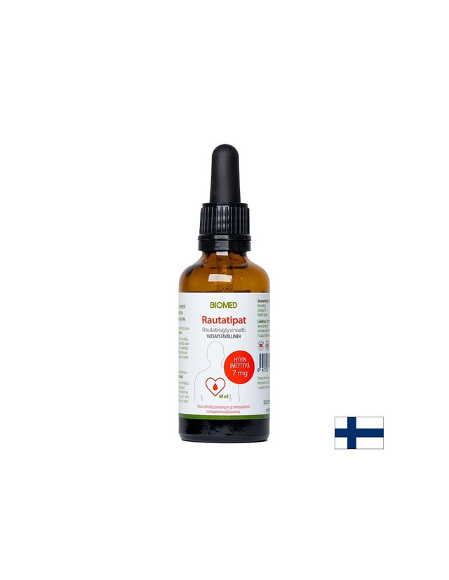 Анемия - Желязо (бисглицинат), 7 mg х капки 40 ml, 40 дози  Biomed - Nutra Best Bulgaria