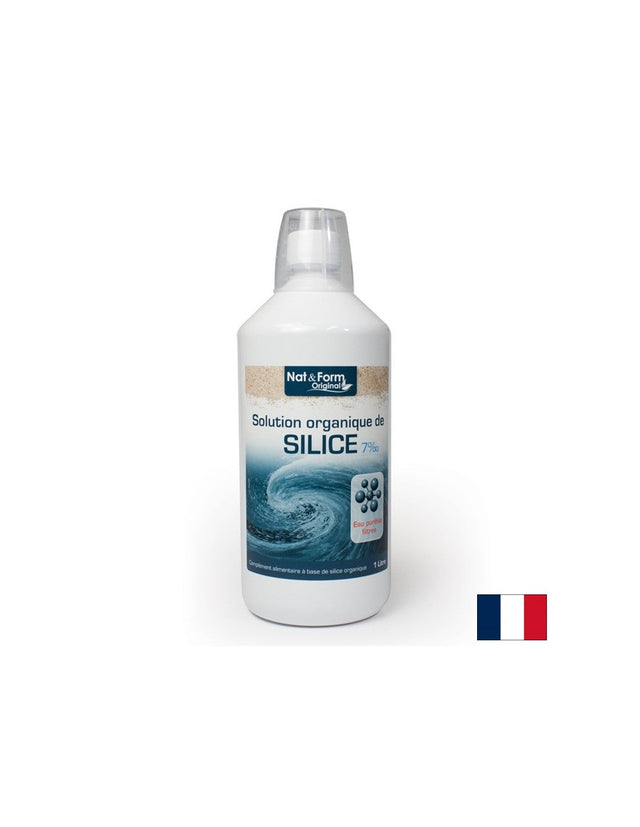 Коса, кожа и стави - Течен Силиций 7% (organic),1000 ml  Nat&Form - Nutra Best Bulgaria