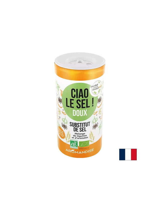 Алтернативен заместител на обикновената сол (с мек вкус), 70 g  Aromandise - Nutra Best Bulgaria