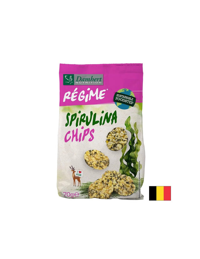 Диетичен чипс от спирулина, 70 g  Damhert - Nutra Best Bulgaria