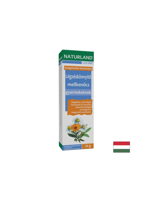 Мехлем при запушен нос и кашлица с евкалипт, мащерка и анасон, 70 g  Naturland - Nutra Best Bulgaria