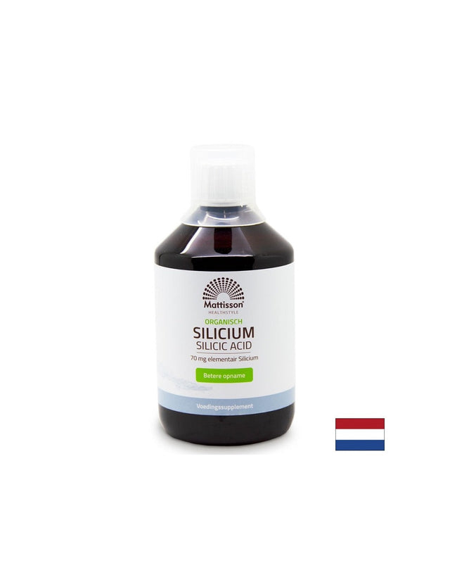 Коса, кожа и нокти - Силиций, 70 mg х 500 ml  Mattisson Healthstyle - Nutra Best Bulgaria