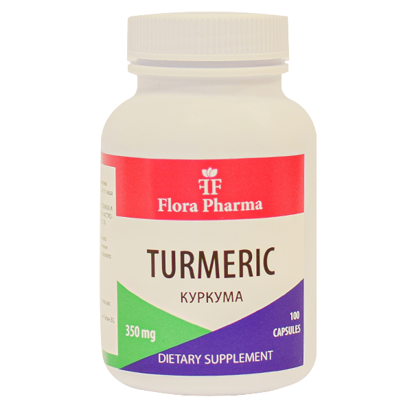 Куркума 700 мг (Curcuma longa) /100 капсули, 50 дози/ FLORA PHARMA  Флора Фарма - Nutra Best Bulgaria