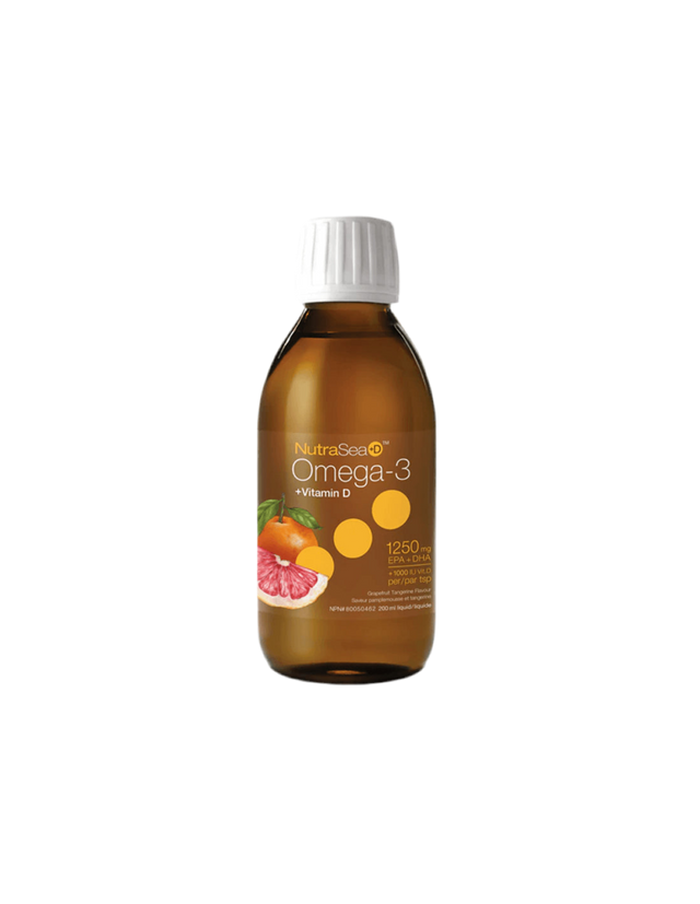 NutraSea+ D™ Omega-3 1250 mg + Vitamin D 1000 IU - Омега-3 + Витамин D3, 200 ml Nature’s Way - Nutra Best Bulgaria