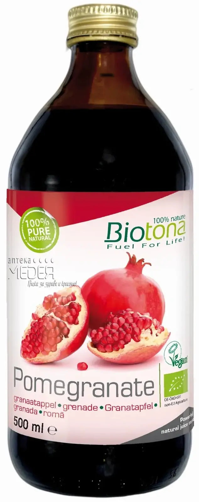 БИОТОНА | BIOTONA БИО СОК ОТ НАР КОНЦЕНТРАТ 500МЛ - Nutra Best Bulgaria