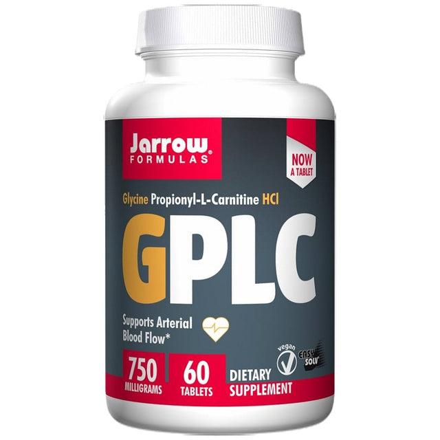 GPLC GlycoCarn 750 mg 60 капсули  Jarrow Formulas - Nutra Best Bulgaria