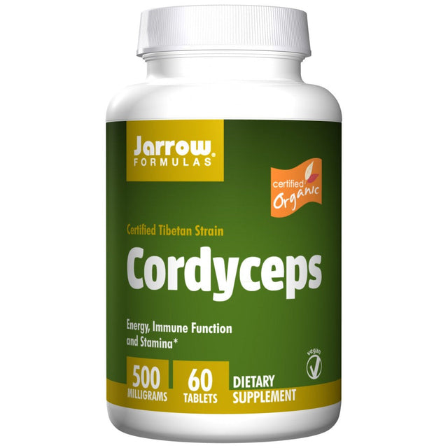 Cordyceps (Organic) 500mg 60 Таблетки  Jarrow Formulas - Nutra Best Bulgaria