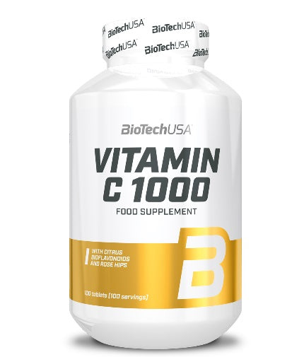 Vitamin C 1000mg. Bioflavonoids / 100 Tabs.  BIOTECH USA - Nutra Best Bulgaria