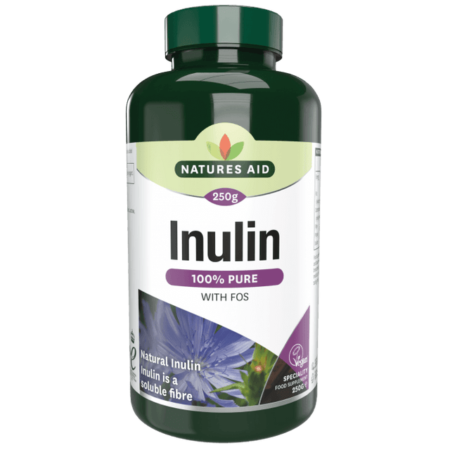 Инулин на прах (Inulin Powder) 250г NaturesAid - Nutra Best Bulgaria