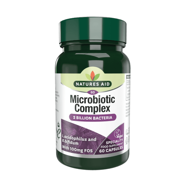 Микробиотичен комплекс (Microbiotic Complex) 2млрд. 60 капсули NaturesAid - Nutra Best Bulgaria