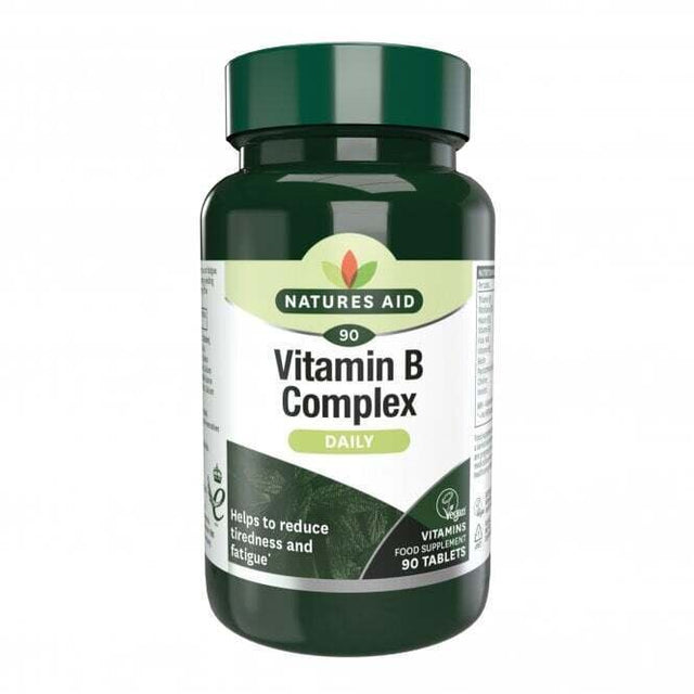 Витамин Б комплекс (Vitamin B Complex) 90 таблетки NaturesAid - Nutra Best Bulgaria