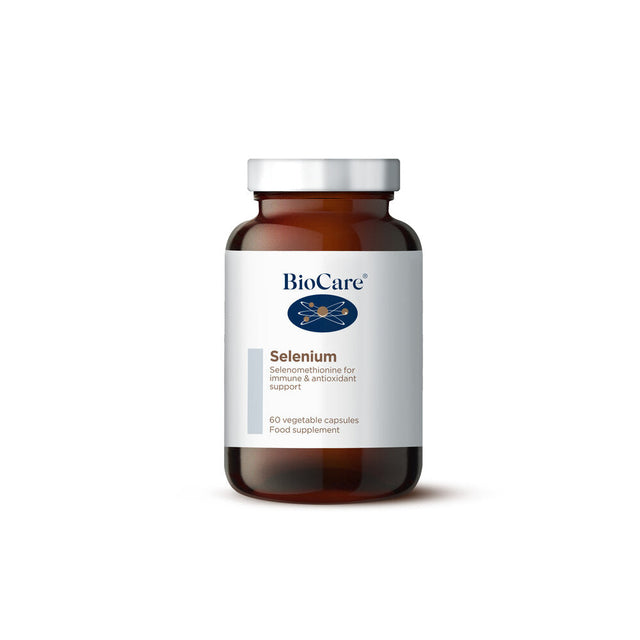 Селен / BioCare Selenium 100mcg 60 Vcaps - Nutra Best Bulgaria