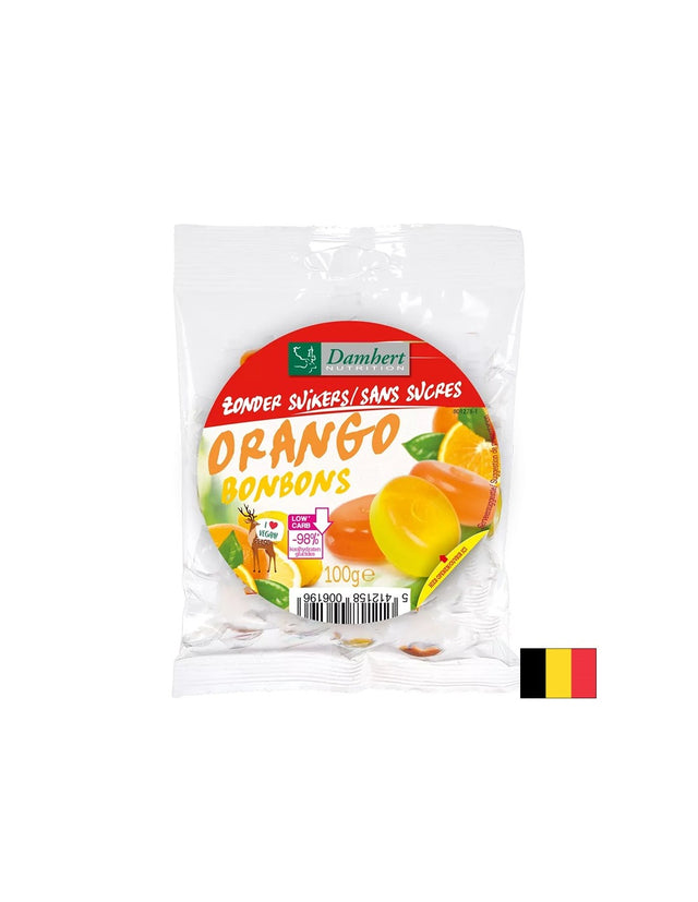 Плодови бонбони за смучене (без захар), 75 g  Damhert - Nutra Best Bulgaria