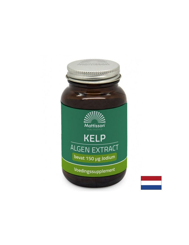 Щитовидна жлеза - Келп (кафяви морски водорасли), 75 mg/ 200 таблетки  Mattisson Healthstyle - Nutra Best Bulgaria