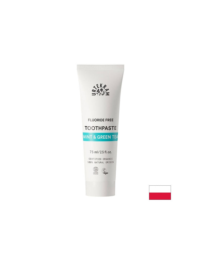 Паста за зъби със зелен чай и мента, БИО, 75 ml  Nanga - Nutra Best Bulgaria