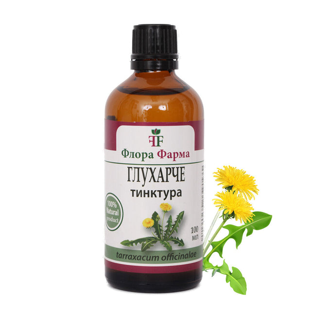 Глухарче 750 мг – тинктура 100 мл FLORA FARMA  Флора Фарма - Nutra Best Bulgaria