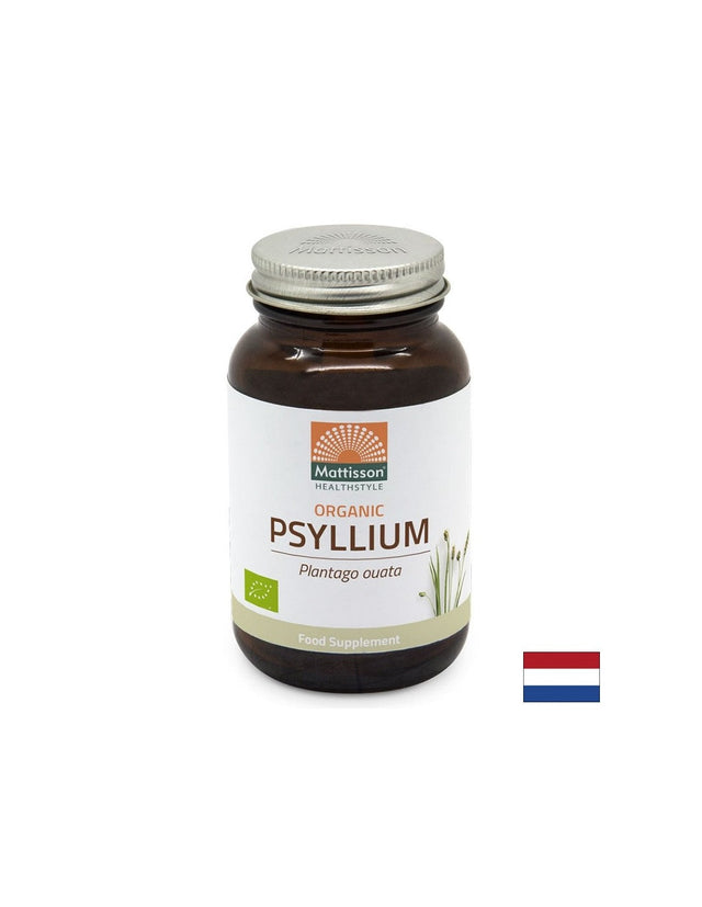 Запек Псилиум (Хуск) 750 mg x 90 капсули  Mattisson Healthstyle - Nutra Best Bulgaria