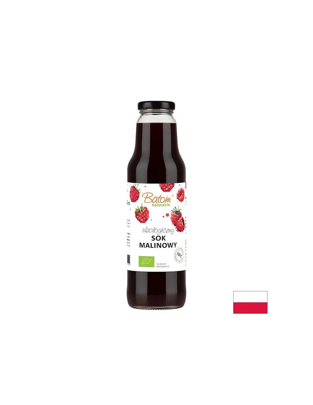 Сок от малини (директно пресован), БИО, 750 ml  Batom - Nutra Best Bulgaria