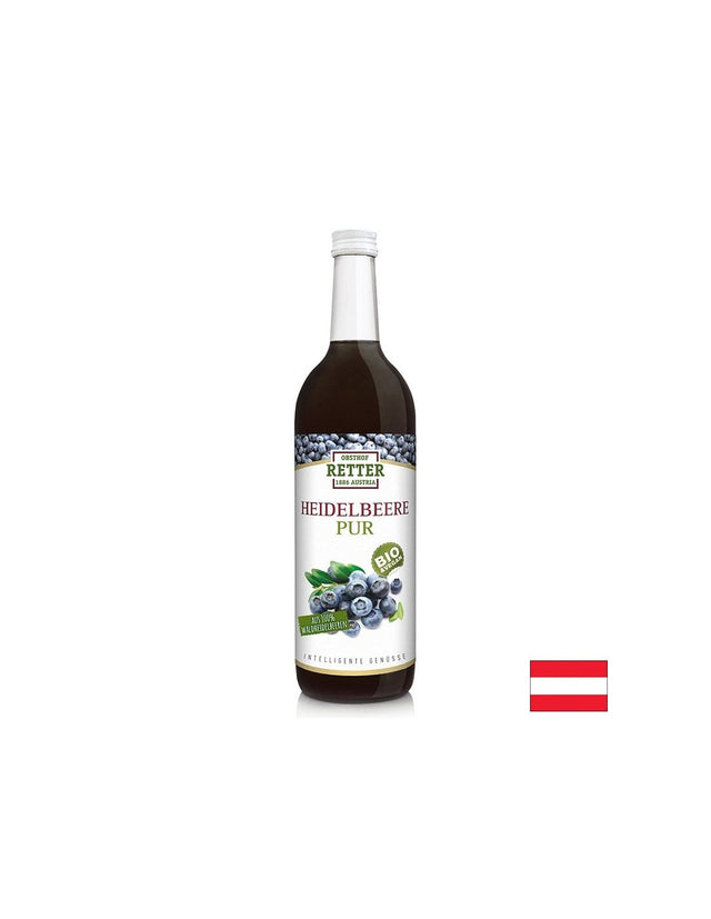 Био сок от диви боровинки, 750 ml  Obsthof Retter - Nutra Best Bulgaria