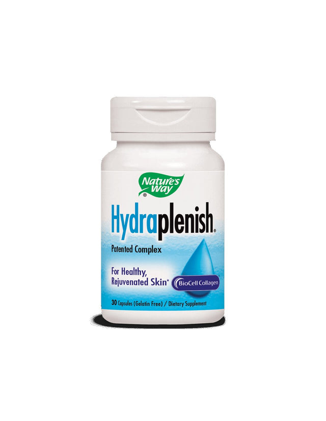 Колаген с хиалуронова киселина Hydraplenish® - Красива кожа и здрави стави, 500 mg, 30 капсули Nature’s Way - Nutra Best Bulgaria