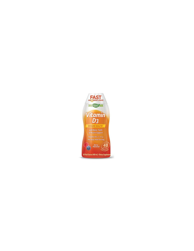 Vitamin D3 Fast Absorbing Liquid / Витамин D3 x 480 ml Nature’s Way - Nutra Best Bulgaria